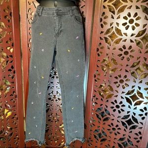 Art Class Black Skinny Alien Kids Ankle Jeans